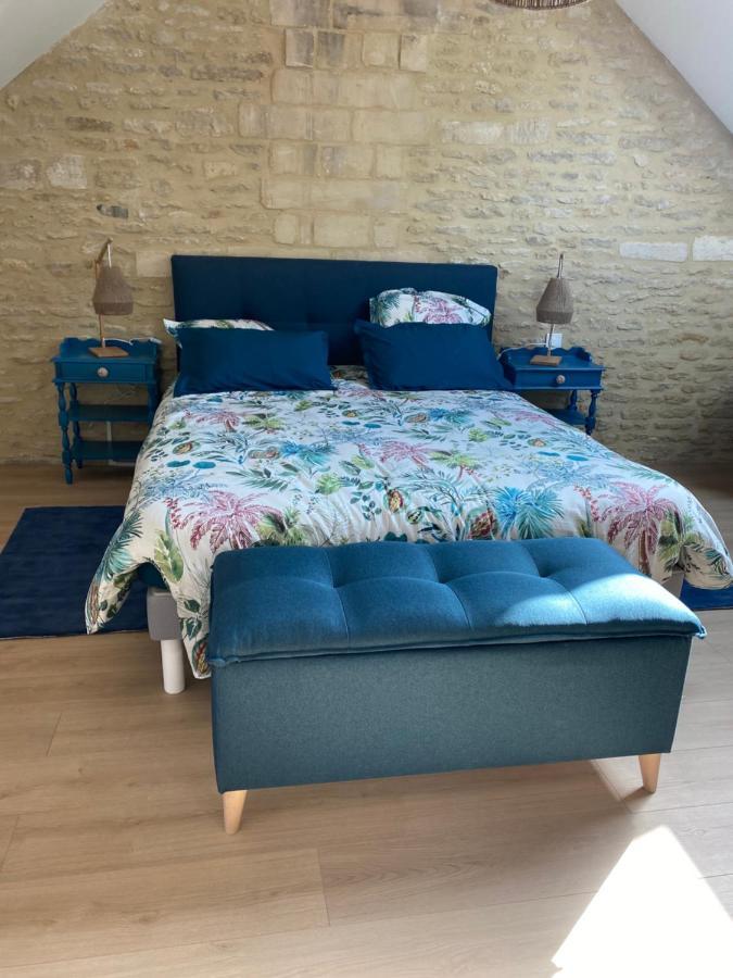 Charmante Maison Du XVIII En Pierre Renovee Colleville-Montgomery Dış mekan fotoğraf